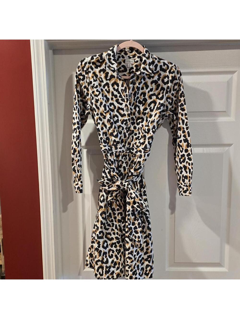 J.Crew Women's Multi and Brown Dress - Picture 3 of 4